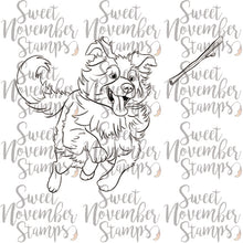 Load image into Gallery viewer, Digital Stamp - Dog Park 3: Scout the Border Collie
