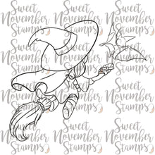 Load image into Gallery viewer, Digital Stamp - Witchee: Night Rider Alithea and Hover