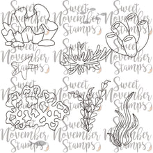 Load image into Gallery viewer, Digital Stamp - Deep Sea Friends: Ocean Background Builder Sets 1 and 2
