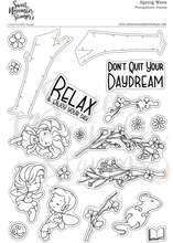 Load image into Gallery viewer, Clear Stamp Set - Spring Wees