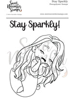 Load image into Gallery viewer, Clear Stamp Set - Stay Sparkly