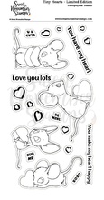 Load image into Gallery viewer, Clear Stamp Set - Tiny Hearts *Limited Edition*