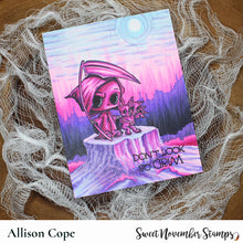 Load image into Gallery viewer, Clear Stamp Set - Lil Grimmy Scary and Sweet