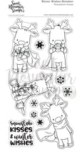 Load image into Gallery viewer, Clear Stamp Set - Winter Wishes Reindeer