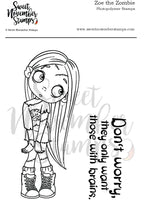 Load image into Gallery viewer, Clear Stamp Set - Zoe the Zombie