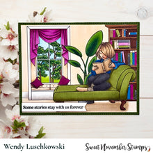 Load image into Gallery viewer, Clear Stamp Set - Simple Room Reading Nook Add-On