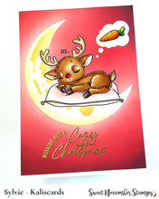 Load image into Gallery viewer, Clear Stamp Set - Off Duty Santa and Reindeer