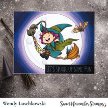 Load image into Gallery viewer, Digital Stamp - Witchee: Night Rider Philomena and Crash