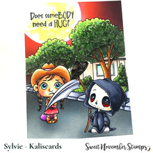 Load image into Gallery viewer, Clear Stamp Set - Lil Grimmy Scary and Sweet