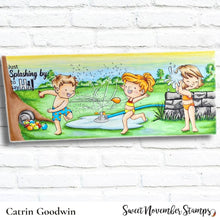 Load image into Gallery viewer, Digital Stamp - Wet and Wild Sprinkler Fun