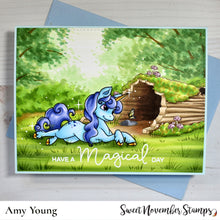 Load image into Gallery viewer, Clear Stamp Set - Fairytale Unicorns 4x6