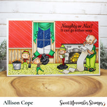 Load image into Gallery viewer, Clear Stamp Set - Naughty List