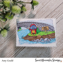 Load image into Gallery viewer, Digital Stamp - Don't Feed the Trolls: Troll Bridge Background Builder Set