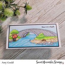 Load image into Gallery viewer, Digital Stamp - Don't Feed the Trolls: Troll Bridge Background Builder Set