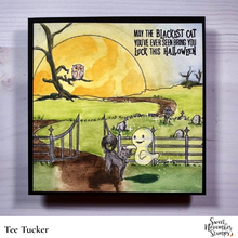 Load image into Gallery viewer, Clear Stamp Set - Midnight's Halloween Adventures