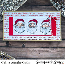 Load image into Gallery viewer, Clear Stamp Set - Santa Claus is Coming to Town