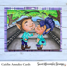 Load image into Gallery viewer, Digital Stamp - Background Builder:  Kissing Bridge
