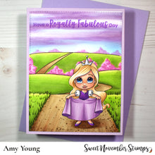 Load image into Gallery viewer, Digital Stamps - Little Princesses: Meadow Pathway and Castle Background Builder