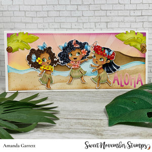 Digital Stamp - Tropical Flutterbees: Anani