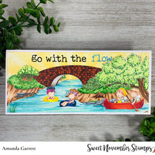 Load image into Gallery viewer, Digital Stamp - A Wee splash of fun: Floating Farrah