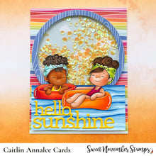 Load image into Gallery viewer, Digital Stamp - A Wee splash of fun: Floating Fiona