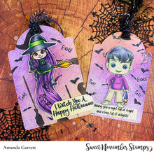 Load image into Gallery viewer, Clear Stamp Set - Frightful Flutterbee Bram