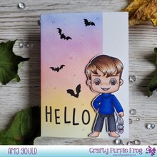 Load image into Gallery viewer, Clear Stamp Set - Frightful Flutterbee Bram