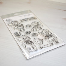 Load image into Gallery viewer, Clear Stamp Set - Sweet Christmas Fairies
