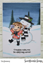 Load image into Gallery viewer, Clear Stamp Set - Snowman Selfie
