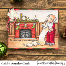Load image into Gallery viewer, Clear Stamp Set - Naughty List