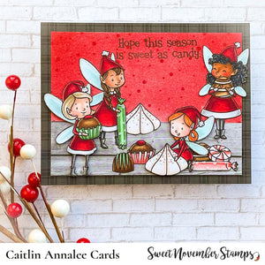 Clear Stamp Set - Sweet Christmas Fairies