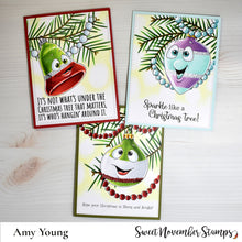 Load image into Gallery viewer, Digital Stamp - Happy Tree Ornament: Sentiments and Bead Garland