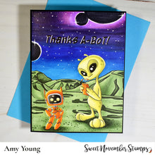Load image into Gallery viewer, Digital Stamp - Robots vs Aliens: Robot QT1