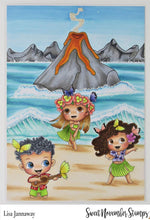 Load image into Gallery viewer, Digital Stamp - Background Builder: Happy Little Volcano