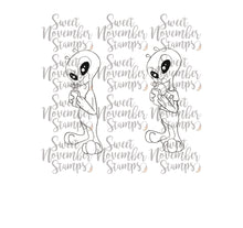 Load image into Gallery viewer, Digital Stamp - Robots vs Aliens: Alien 1