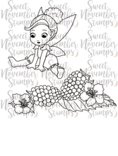 Load image into Gallery viewer, Digital Stamp - Summer Fruit Fairies: Blackberry