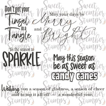 Load image into Gallery viewer, Digital Stamp - Sentiment Pack: Christmas