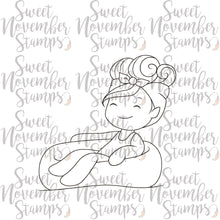 Load image into Gallery viewer, Digital Stamp - A Wee splash of fun: Floating Farrah