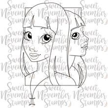 Load image into Gallery viewer, Digital Stamp - Zodiac Girl: Gemini
