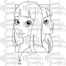 Load image into Gallery viewer, Digital Stamp - Zodiac Girl: Gemini