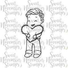 Load image into Gallery viewer, Digital Stamp - My Wee Valentine: Heath with a Heart