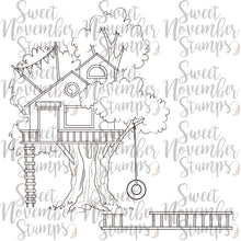 Load image into Gallery viewer, Digital Stamp - Tree House Fun: Background Builder - Kids Tree House