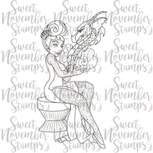 Load image into Gallery viewer, Digital Stamp - Ladies of All Hallow's Eve: Lady Elusia