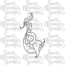 Load image into Gallery viewer, Digital Stamp - Sweet November Vault: Baby Fairies - Leaf