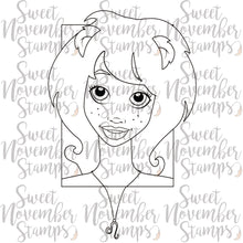 Load image into Gallery viewer, Digital Stamp - Zodiac Girl: Leo
