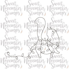 Load image into Gallery viewer, Digital Stamp - Midnight's Christmas Adventures: Midnight's lightshow