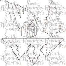 Load image into Gallery viewer, Digital Stamp - North Pole Friends: Background Builder Set