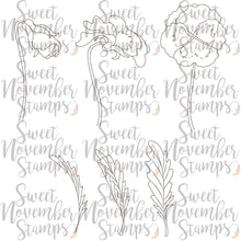 Load image into Gallery viewer, Digital Stamp - Scene Builder: Pansy Background set