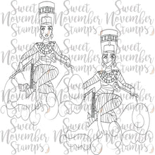 Load image into Gallery viewer, Digital Stamp - Ladies of All Hallow's Eve: Queen Amunet