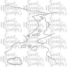 Load image into Gallery viewer, Digital Stamp - Scene Builder: Fairytale Beauty Pageant the Riverbed